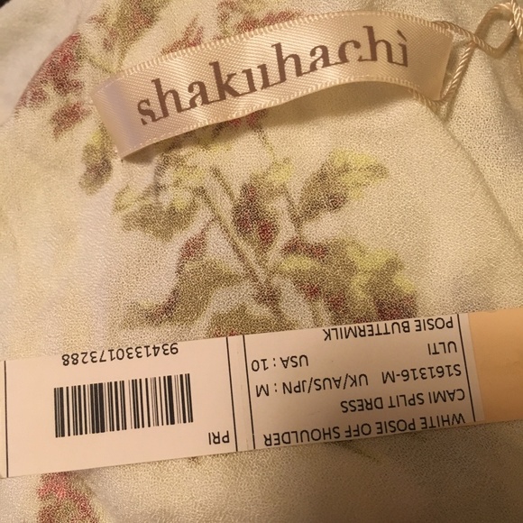 ANTHROPOLOGIE - NWT Shakuhachi Posie Off the Shoulder Dress - Picture 4 of 4